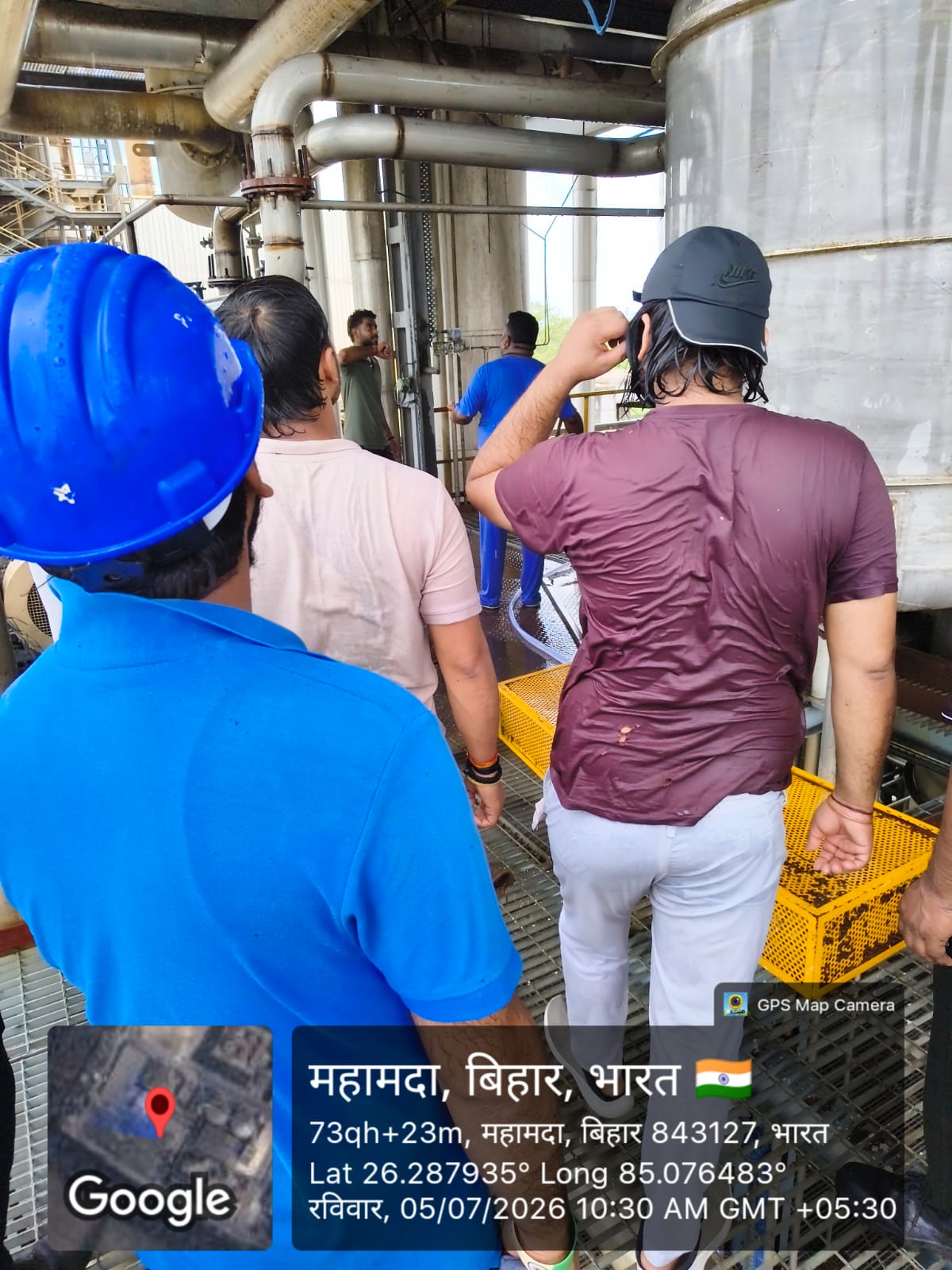 मोतीपुर के भारत ऊर्जा एथेनॉल प्लांट में लगी आग, कर्मचारियों की सतर्कता से टला बड़ा हादसा