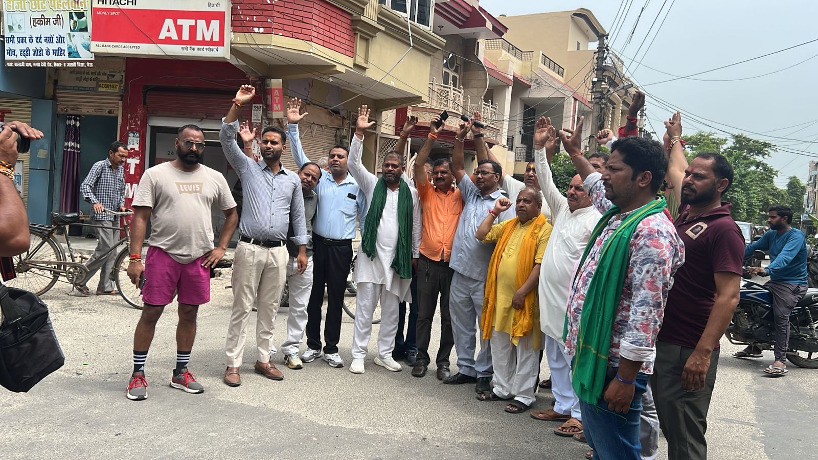 जागृति विहार में चलाया गया जन जागरण अभियान