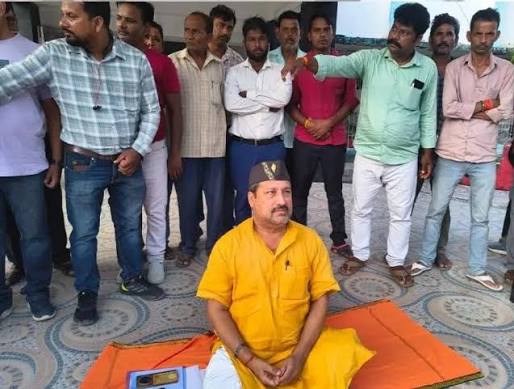 BJP विधायक विनय बिहारी धरना पर बैठे, बोले- ‘जब तक सम्राट चौधरी…’