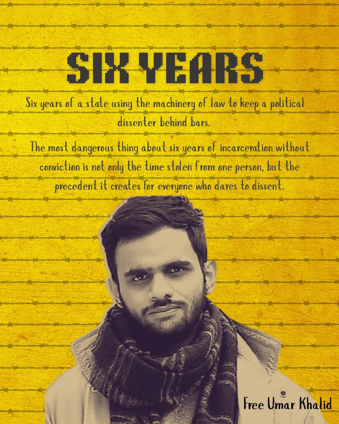 उमर खालिद तुम्हें कसम है