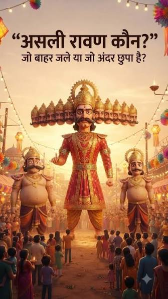 अपने अंदर का रावण कब जलाओगे?
